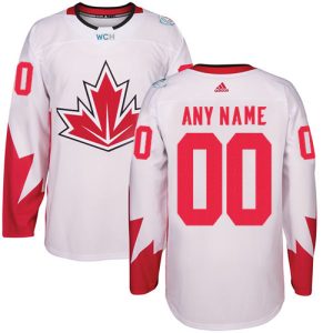 Barn Kanada Team Tilpasset Premier Valkoinen Koti 2016 World Cup Hockey